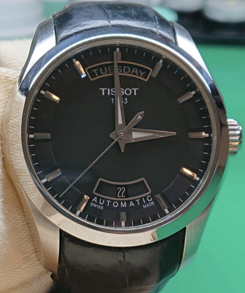 Tissot couturier day date automatic sale